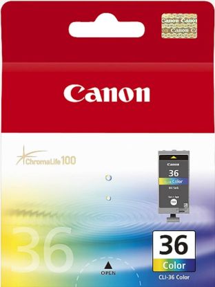 Slika ČRNILO CANON CLI-36 BARVNO ZA IP100 ZA 249 STRANI, 12ml
