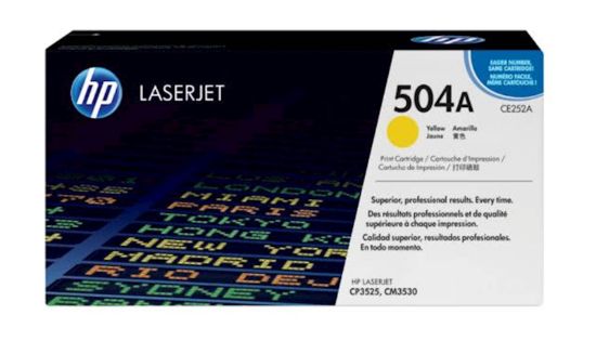 Slika TONER HP 504A RUMEN ZA COLOR LASER CP3525/CM3530 ZA 7.000 STRANI