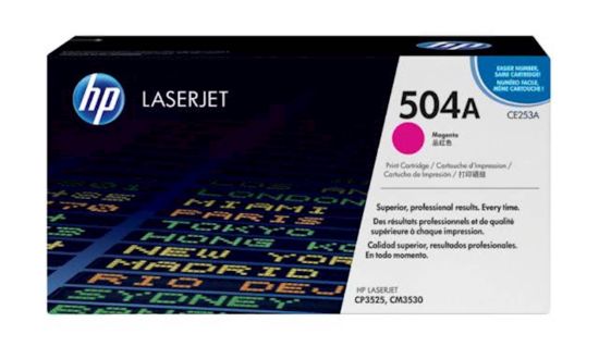 Slika TONER HP 504A MAGENTA ZA COLOR LASER CP3525,CM3530 ZA 7.000 STRANI