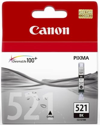 Slika ČRNILO CANON CLI-521 ČRNO ZA IP3600/4600/MP540/MP620 ZA 9ml