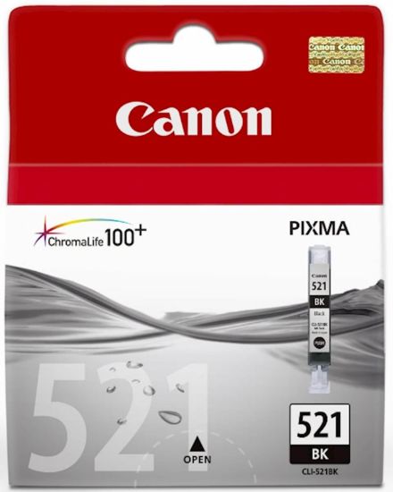 Slika ČRNILO CANON CLI-521 ČRNO ZA IP3600/4600/MP540/MP620 ZA 9ml