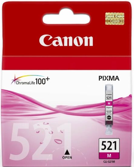 Slika ČRNILO CANON CLI-521 MAGENTA ZA IP3600/4600/MP540/MP620 ZA 9ml