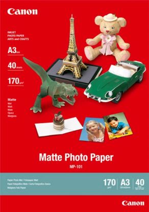 Slika Papir CANON MP-101 A3; A3 / matt / 170gsm / 40 listov
