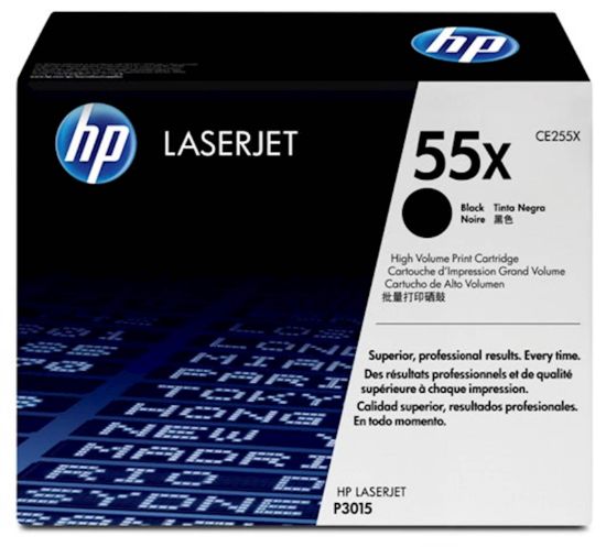 Slika TONER HP 55X ČRN ZA HP LASERJET P3015,P3015D/DN, MFP M525DN/F MFP M521 ZA 12.500 STRANI