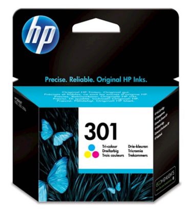 Slika ČRNILO HP BARVNO 301 ZA DESKJET 1050/2050/5050s ZA 150 STRANI