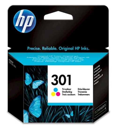Slika ČRNILO HP BARVNO 301 ZA DESKJET 1050/2050/5050s ZA 150 STRANI