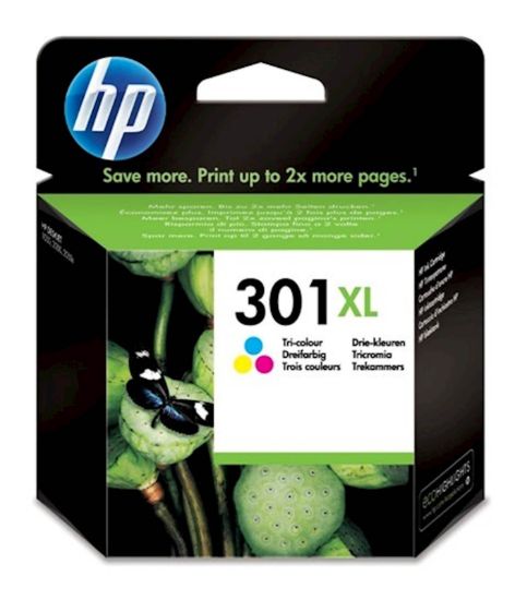 Slika ČRNILO HP BARVNO 301XL ZA DESKJET 1050/2050/5050s ZA 300 STRANI