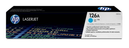 Slika TONER HP 126A CYAN ZA LJ CP1025, M175NW/A ZA 1.000 STRANI