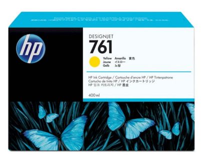 Slika ČRNILO HP 761 RUMENA Designjet T7100 / T7200 400ml