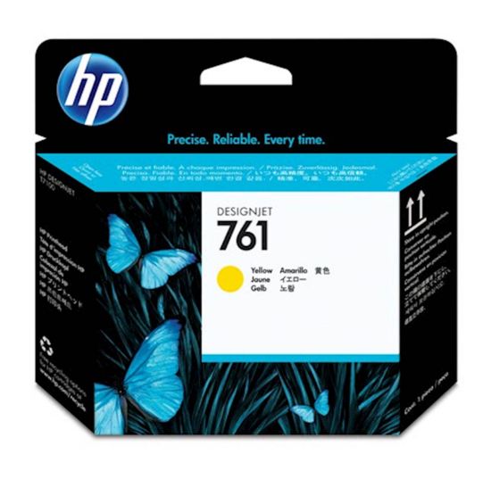 Slika TISKALNA GLAVA HP 761 RUMENA ZA DESIGNJET T7100 / T7200