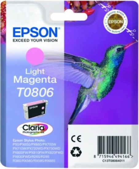 Slika ČRNILO EPSON LIGHT MAGENTA FOTO STYLUS PHOTO R265 EXP/ R360/ RX585/ RX685