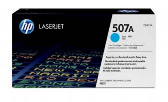Slika TONER HP 507A CYAN ZA LJ ENTERPRISE 500/N/DN/XH ZA 6.000 STRANI
