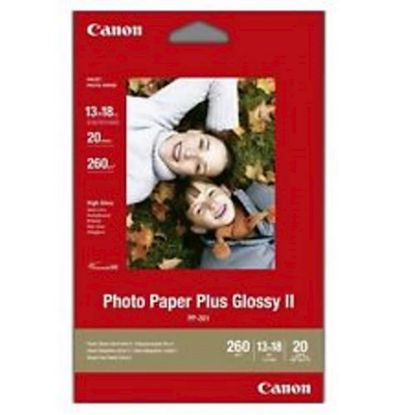 Slika Papir CANON PP-201s2 (13x18 cm); 13x18 / gloss / 265gsm / 20 listov