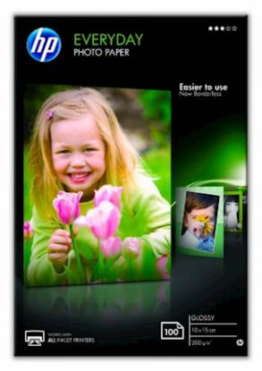 Slika PAPIR HP INK GLOSSY PH QUALITY 10 X 15 100 LISTOV, 200g/m2