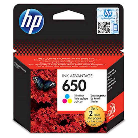 Slika ČRNILO HP BARVNO 650 ZA DeskJet  Advantage 2515/3545 ZA 200 STRANI