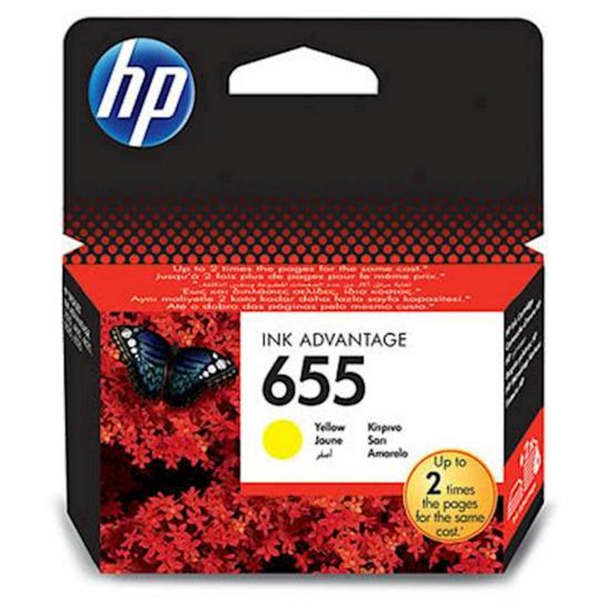 Slika ČRNILO HP RUMENO 655 ZA DESKJET Advantage 3525/4615/5525 ZA 600 STRANI