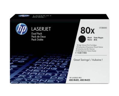 Slika TONER HP 80X ČRN DVOJNO PAKIRANJE ZA 2X 6.900 STRANI