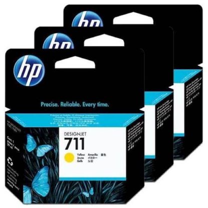 Slika ČRNILO HP RUMEN 711 ZA DESIGNJET T520/T120 29ml; 3 PACK