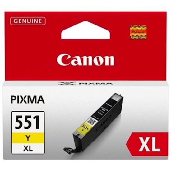 Slika ČRNILO CANON CLI-551 RUMENO XL ZA IP7250/MG5450 11ml