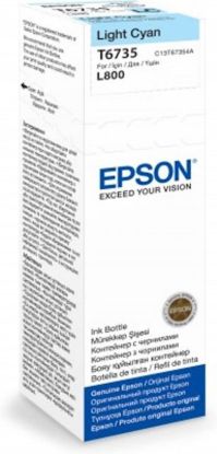Slika ČRNILO EPSON SVETLA CYAN 673 STEKLENIČKA ZA L800, L805, L810, L850, L1800 70ml
