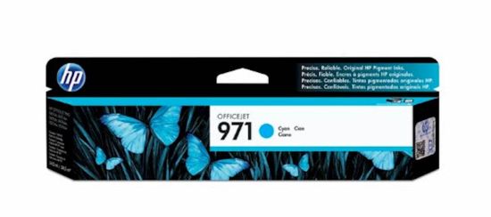 Slika ČRNILO HP CYAN 971 za OJ PRO X476/576/451/551 ZA 2.500 STRANI