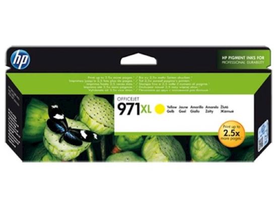 Slika ČRNILO HP RUMENO 971XL ZA OJ PRO X476/576/451/551 ZA 6.600 STRANI