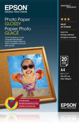 Slika PAPIR EPSON A4  20 LISTOV PHOTO GLOSSY 200g/m2