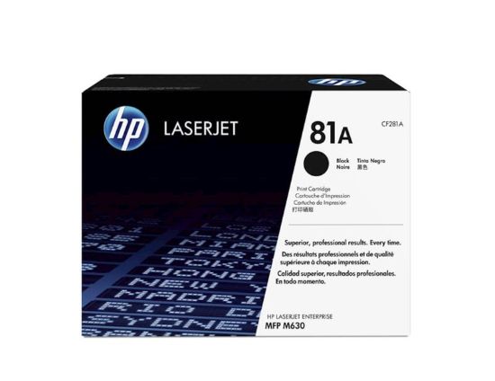 Slika TONER HP 81A ČRN ZA LJ ENTERPRISE MFP M630 ZA 10.500 STRANI