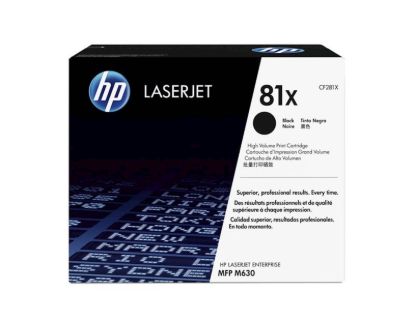 Slika TONER HP 81X ČRN ZA LJ ENTERPRISE MFP M630/605/606 ZA 25.000 STRANI