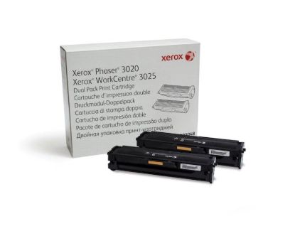 Slika TONER XEROX ČRN ZA PH3020/WC3025 ZA 2x1500 STRANI (DVOJNO PAKIRANJE)