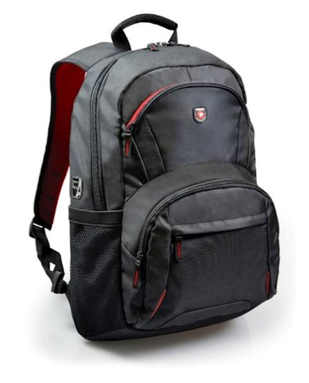 Slika Nahrbtnik PORT Houston 15,6" črn, srednji razred, zaščita spodaj,veliko predalov