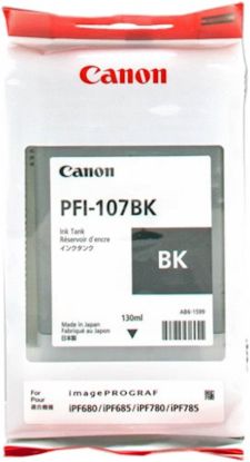Slika ČRNILO CANON PFI-107B ČRNA ZA IPF670/670/770/780/785  130ml
