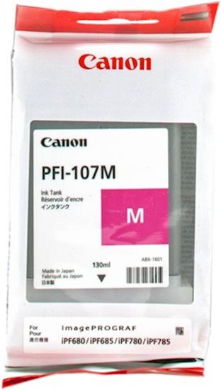 Slika ČRNILO CANON PFI-107M MAGENTA ZA IPF670/670/770/780/785 130ml