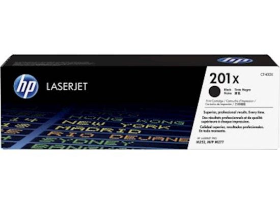 Slika TONER HP 201X ČRN ZA LJ M252, MFP M277, M274 ZA 2.800 STRANI