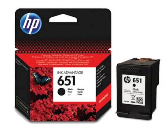 Slika ČRNILO HP ČRNO 651 za Deskjet IA 5575, 5645 ZA 600 STRANI