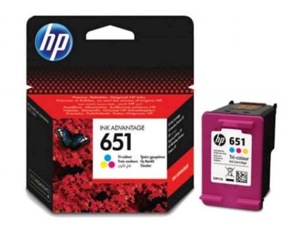 Slika ČRNILO HP BARVNO 651 za Deskjet IA 5575, 5645 ZA 300 STRANI