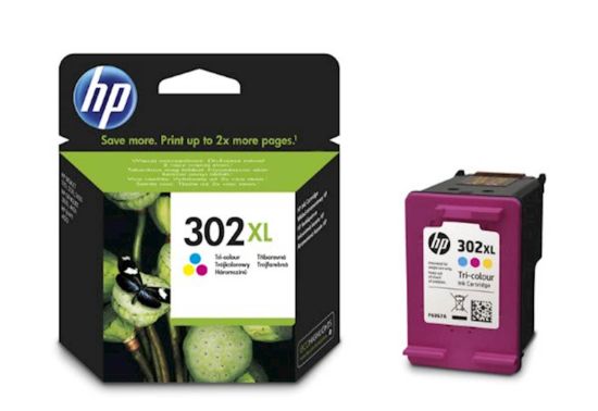 Slika ČRNILO HP BARVNO 302XL ZA Dekjet 2130 ZA 300 STRANI, 8 ml