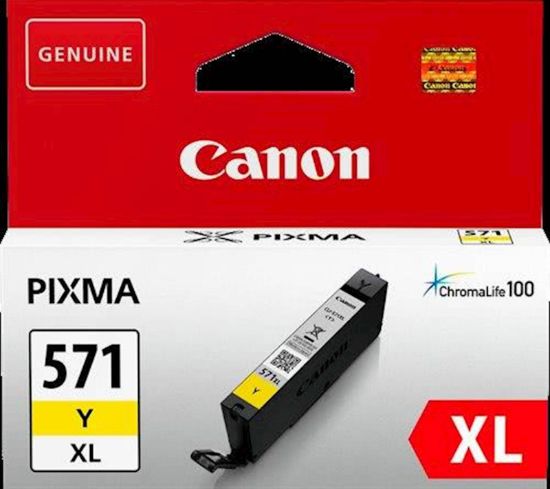 Slika ČRNILO CANON CLI-571 RUMENO XL ZA MG5750, 11ml