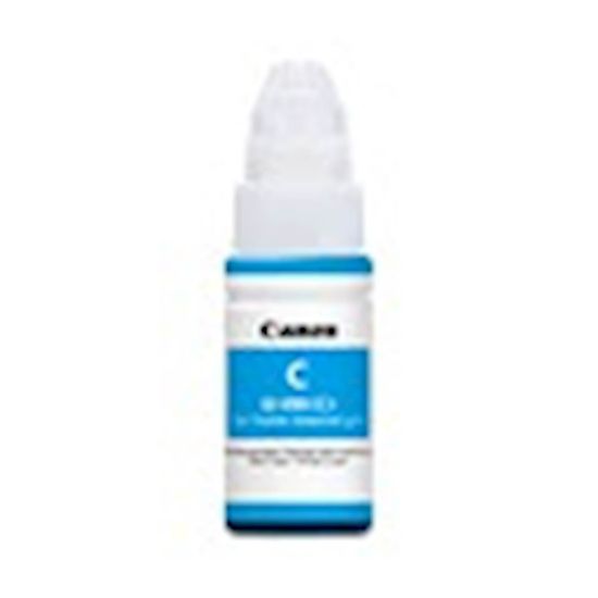 Slika ČRNILO CANON CYAN STEKLENIČKA GI-490C ZA G1400, G2400, G3400, G4400 ZA 7.000 STRANI, 70m