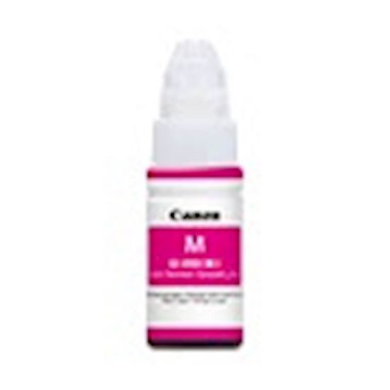 Slika ČRNILO CANON MAGENTA STEKLENIČKA GI-490M ZA G1400, G2400, G3400, G4400 ZA 7.000 STRANI