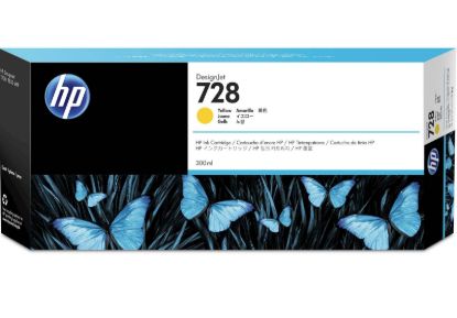 Slika ČRNILO HP RUMENO 728 ZA DSJ T730, T830 300ml