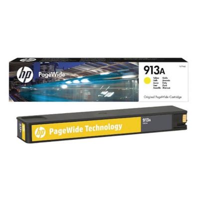 Slika ČRNILO HP RUMENO 913A ZA PAGEWIDE 352,377,452,477 ZA 3.000 STRANI