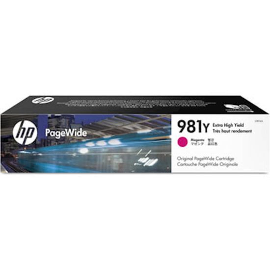 Slika ČRNILO HP MAGENTA 981Y PAGEWIDE ZA COLOR 556 / MFP 586 ZA 16.000 STRANI