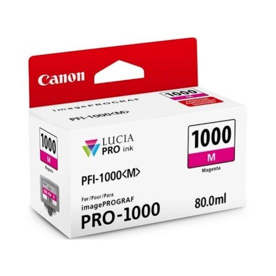 Slika ČRNILO CANON PFI-1000 MAGENTA ZA IMAGEPROGRAF PRO-1000, 80 ml