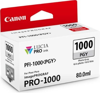Slika ČRNILO CANON PFI-1000 PHOTO GREY ZA IMAGEPROGRAF PRO-1000, 80 ml
