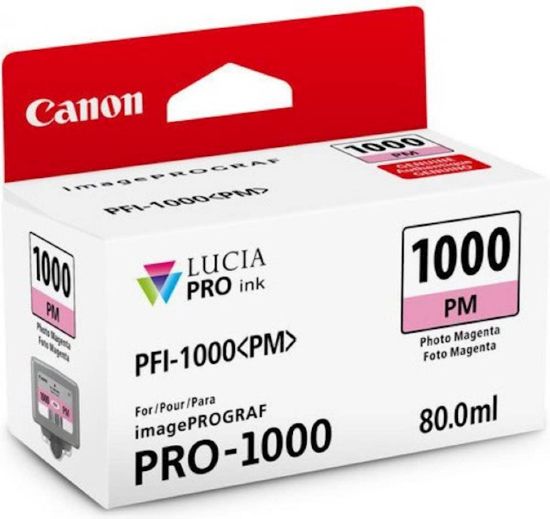 Slika ČRNILO CANON PFI-1000 PHOTO MAGENTA ZA IMAGEPROGRAF PRO-1000, 80 ml