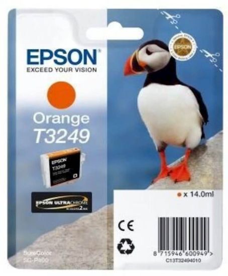 Slika ČRNILO EPSON ORANŽNA ZA SURECOLOR SC-P401, 14 ml