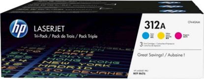 Slika TONER HP 312A CYAN, MAGENTA, RUMENA TRI PACK ZA LJ PRO MFP M476DN/DW ZA 3 X 2.700 STRANI