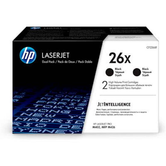 Slika TONER HP 26X ČRN DVOJNO PAKIRANJE