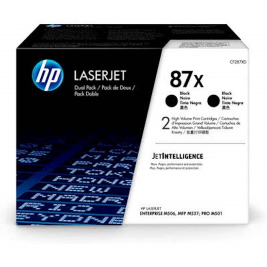 Slika TONER HP 87X ČRN DVOJNO PAKIRANJE